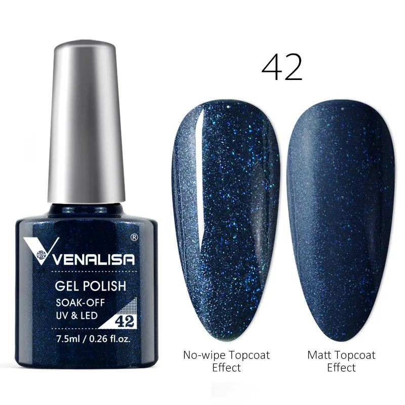 Venalisa Neon Nail Gel Polish Super Gorgeous Summer Color Nail Manicure 7.5ml Semi Permanent Soak off UV LED Nail Gel Varnish