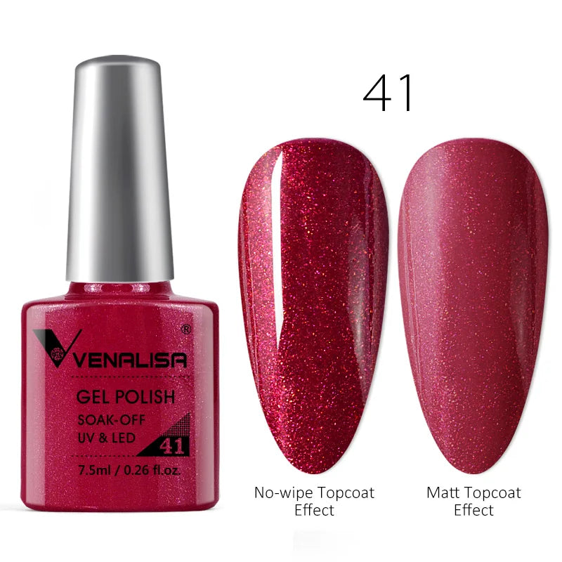 Venalisa Neon Nail Gel Polish Super Gorgeous Summer Color Nail Manicure 7.5ml Semi Permanent Soak off UV LED Nail Gel Varnish