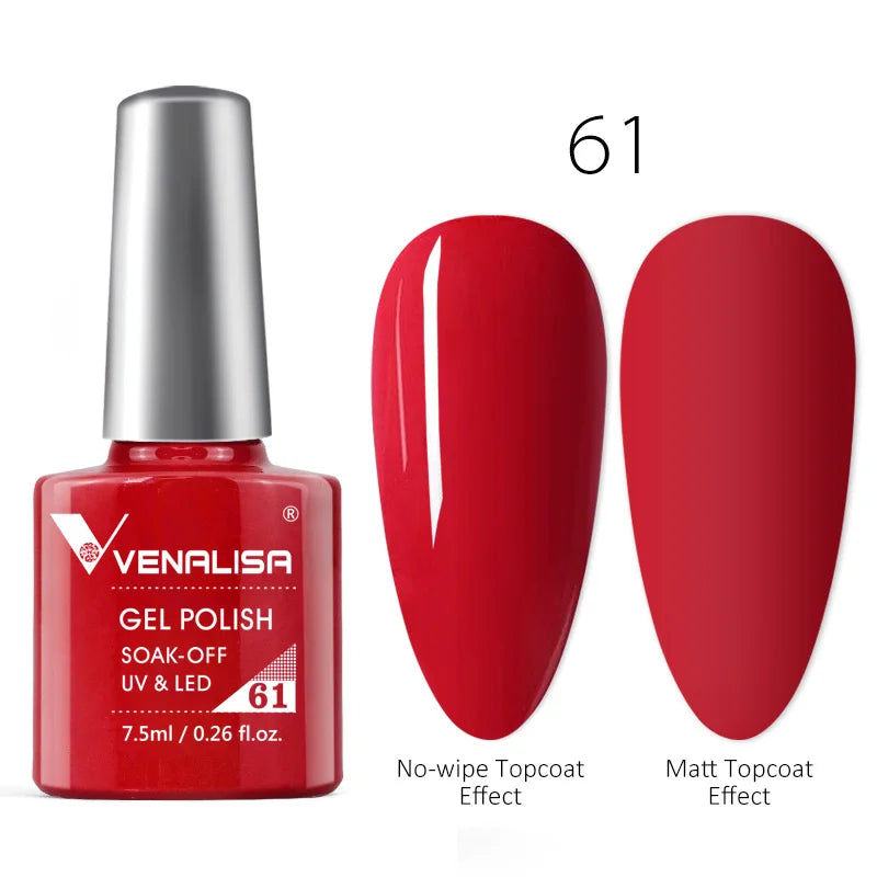 Venalisa Neon Nail Gel Polish Super Gorgeous Summer Color Nail Manicure 7.5ml Semi Permanent Soak off UV LED Nail Gel Varnish