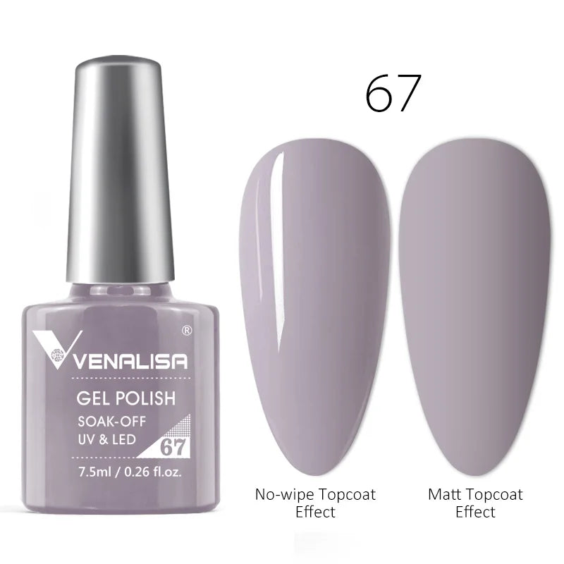 Venalisa Neon Nail Gel Polish Super Gorgeous Summer Color Nail Manicure 7.5ml Semi Permanent Soak off UV LED Nail Gel Varnish