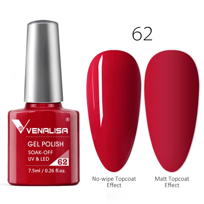 Venalisa Neon Nail Gel Polish Super Gorgeous Summer Color Nail Manicure 7.5ml Semi Permanent Soak off UV LED Nail Gel Varnish