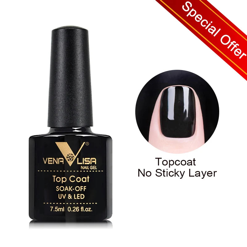 Venalisa Neon Nail Gel Polish Super Gorgeous Summer Color Nail Manicure 7.5ml Semi Permanent Soak off UV LED Nail Gel Varnish