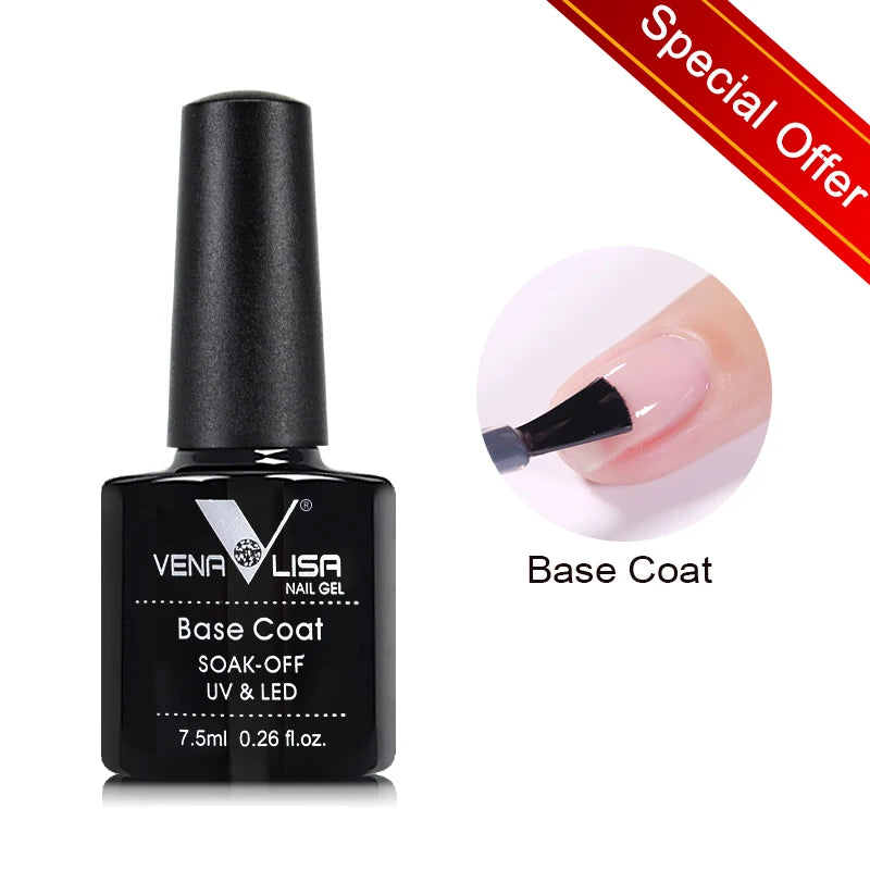 Venalisa Neon Nail Gel Polish Super Gorgeous Summer Color Nail Manicure 7.5ml Semi Permanent Soak off UV LED Nail Gel Varnish