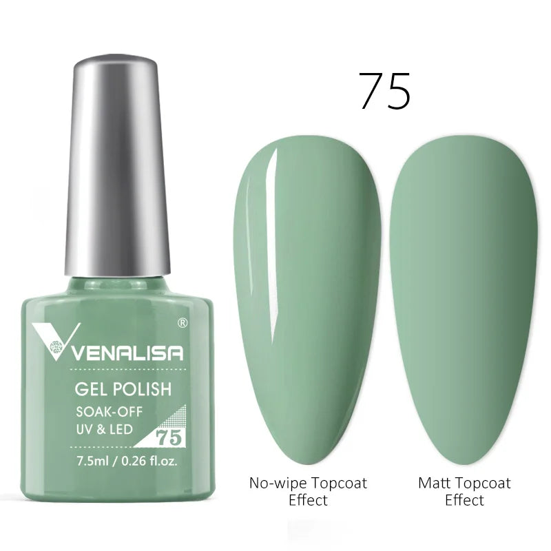 Venalisa Neon Nail Gel Polish Super Gorgeous Summer Color Nail Manicure 7.5ml Semi Permanent Soak off UV LED Nail Gel Varnish