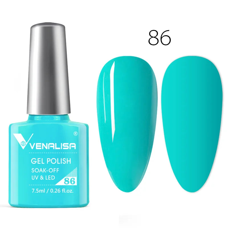 Venalisa Neon Nail Gel Polish Super Gorgeous Summer Color Nail Manicure 7.5ml Semi Permanent Soak off UV LED Nail Gel Varnish