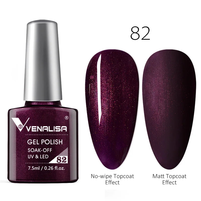 Venalisa Neon Nail Gel Polish Super Gorgeous Summer Color Nail Manicure 7.5ml Semi Permanent Soak off UV LED Nail Gel Varnish