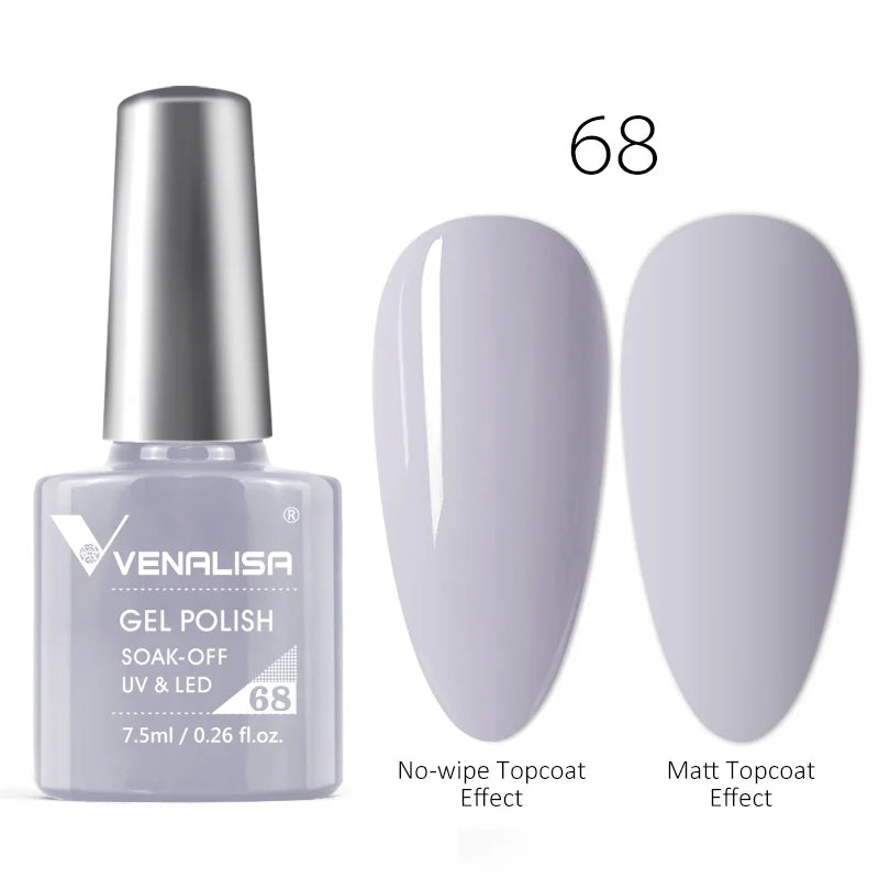 Venalisa Neon Nail Gel Polish Super Gorgeous Summer Color Nail Manicure 7.5ml Semi Permanent Soak off UV LED Nail Gel Varnish