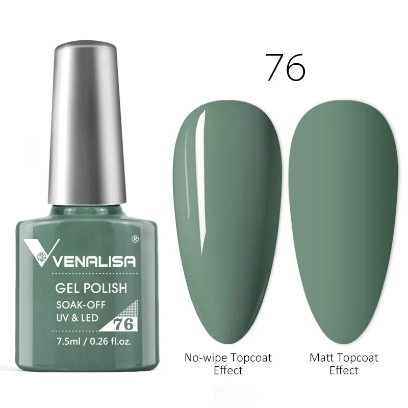 Venalisa Neon Nail Gel Polish Super Gorgeous Summer Color Nail Manicure 7.5ml Semi Permanent Soak off UV LED Nail Gel Varnish