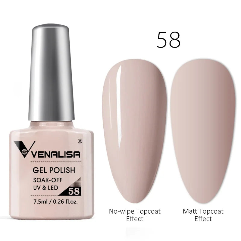 Venalisa Neon Nail Gel Polish Super Gorgeous Summer Color Nail Manicure 7.5ml Semi Permanent Soak off UV LED Nail Gel Varnish