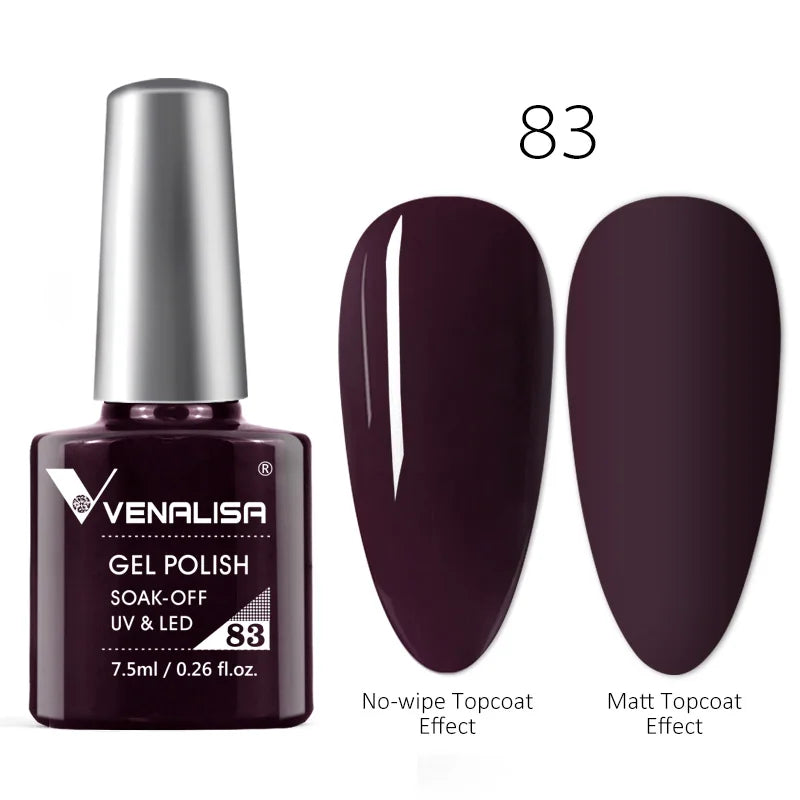 Venalisa Neon Nail Gel Polish Super Gorgeous Summer Color Nail Manicure 7.5ml Semi Permanent Soak off UV LED Nail Gel Varnish