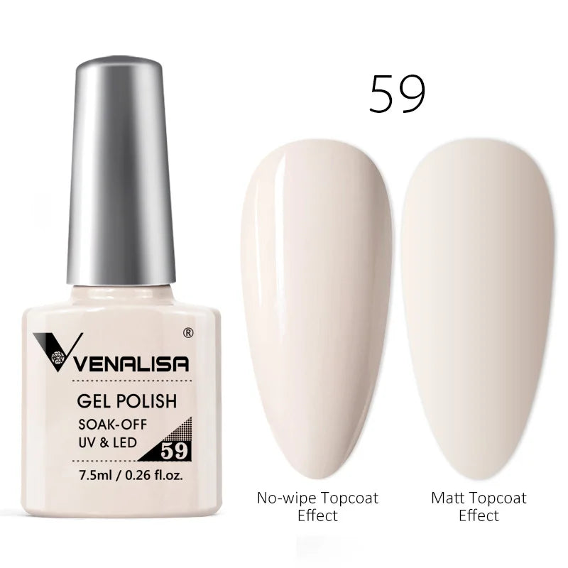 Venalisa Neon Nail Gel Polish Super Gorgeous Summer Color Nail Manicure 7.5ml Semi Permanent Soak off UV LED Nail Gel Varnish