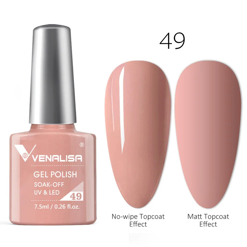 Venalisa Neon Nail Gel Polish Super Gorgeous Summer Color Nail Manicure 7.5ml Semi Permanent Soak off UV LED Nail Gel Varnish