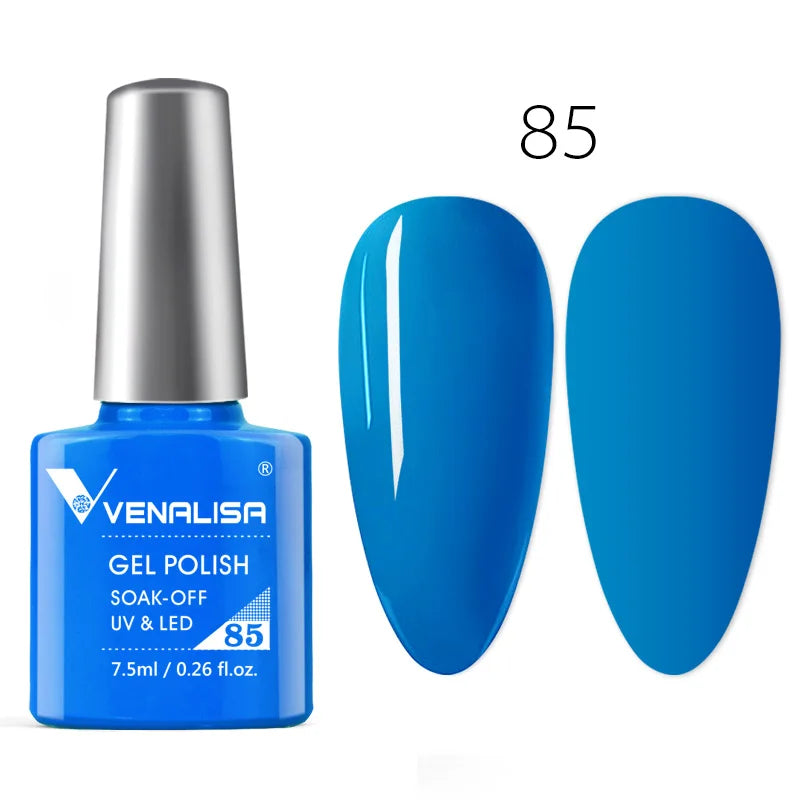 Venalisa Neon Nail Gel Polish Super Gorgeous Summer Color Nail Manicure 7.5ml Semi Permanent Soak off UV LED Nail Gel Varnish
