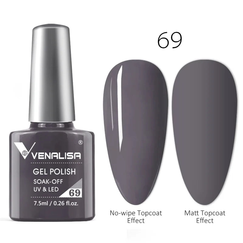 Venalisa Neon Nail Gel Polish Super Gorgeous Summer Color Nail Manicure 7.5ml Semi Permanent Soak off UV LED Nail Gel Varnish