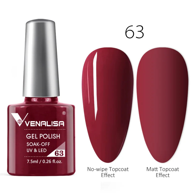 Venalisa Neon Nail Gel Polish Super Gorgeous Summer Color Nail Manicure 7.5ml Semi Permanent Soak off UV LED Nail Gel Varnish