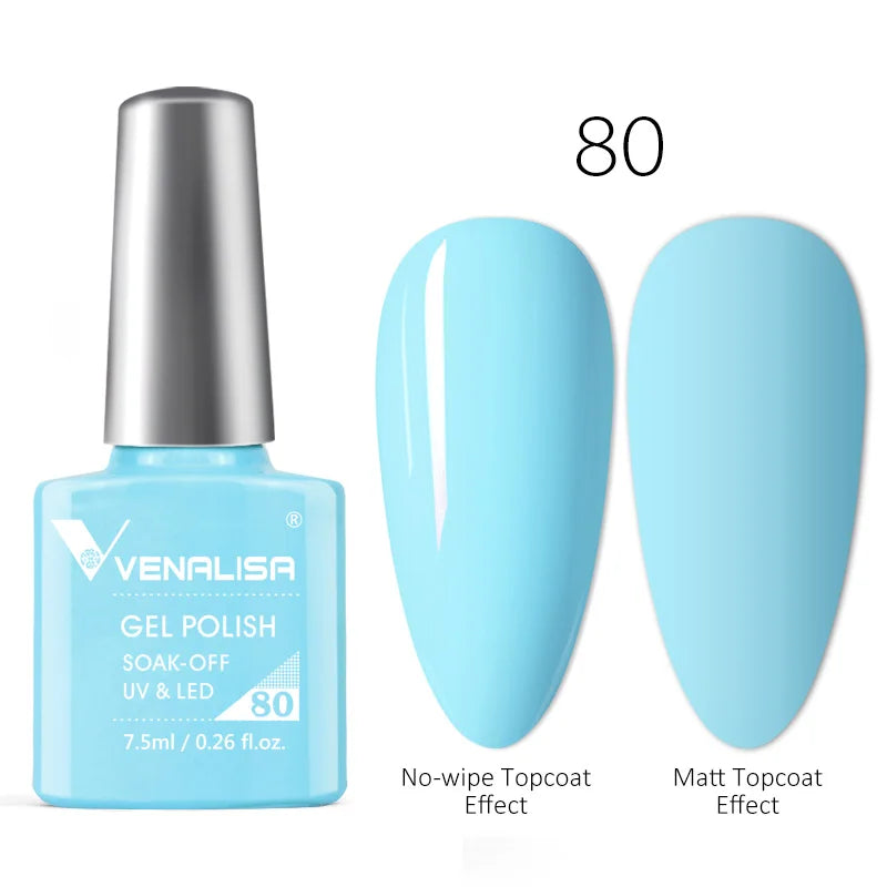 Venalisa Neon Nail Gel Polish Super Gorgeous Summer Color Nail Manicure 7.5ml Semi Permanent Soak off UV LED Nail Gel Varnish