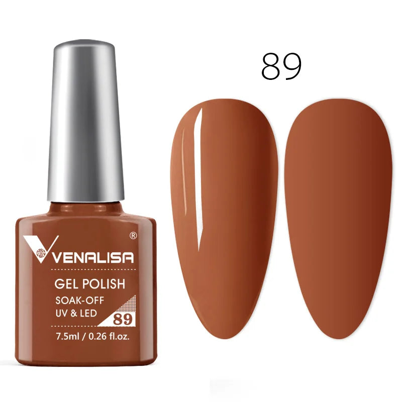 Venalisa Neon Nail Gel Polish Super Gorgeous Summer Color Nail Manicure 7.5ml Semi Permanent Soak off UV LED Nail Gel Varnish
