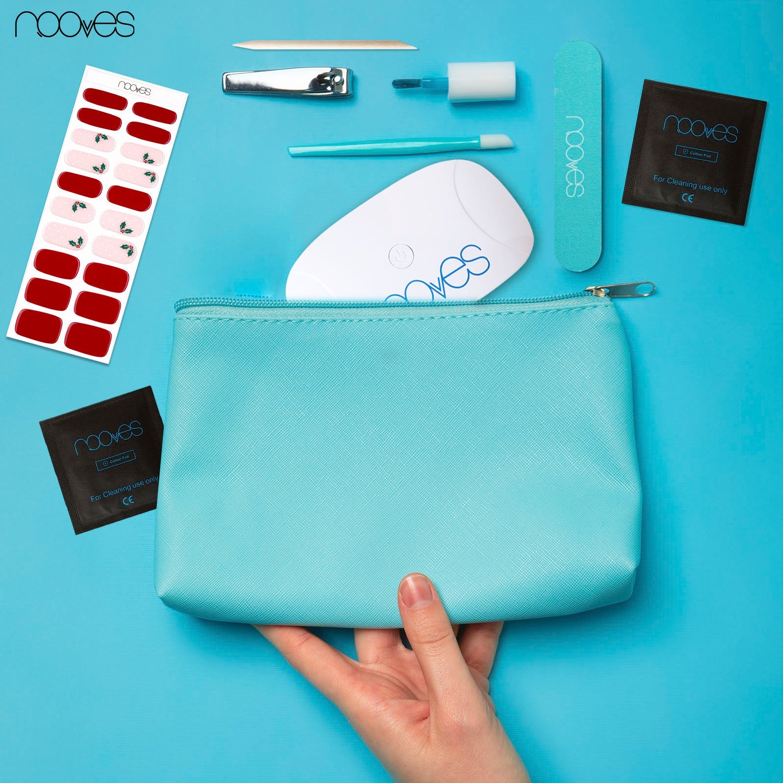 Pack Diseños de uñas de gel Premium + Lámpara uñas UV/LED PORTÁTIL 8w
