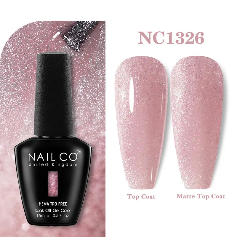 NAILCO 131Colors TPO FREE HEMA Vernis Semi Permanent UV Varnish Gel Nail Polish Nails Art Gel Manicure TOP BASE Varnish Hybrid