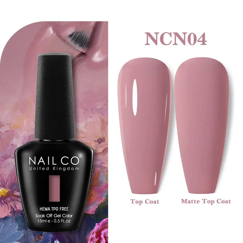 NAILCO 131Colors TPO FREE HEMA Vernis Semi Permanent UV Varnish Gel Nail Polish Nails Art Gel Manicure TOP BASE Varnish Hybrid
