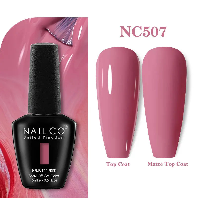 NAILCO 131Colors TPO FREE HEMA Vernis Semi Permanent UV Varnish Gel Nail Polish Nails Art Gel Manicure TOP BASE Varnish Hybrid
