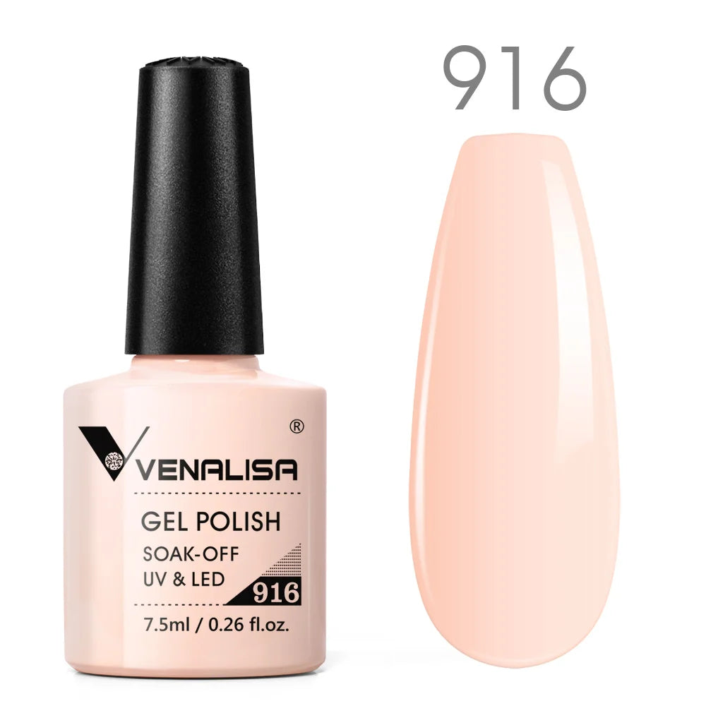 Venalisa Neon Nail Gel Polish Super Gorgeous Summer Color Nail Manicure 7.5ml Semi Permanent Soak off UV LED Nail Gel Varnish
