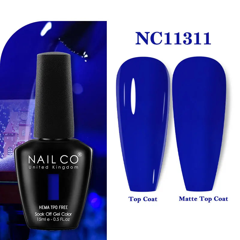 NAILCO 131Colors TPO FREE HEMA Vernis Semi Permanent UV Varnish Gel Nail Polish Nails Art Gel Manicure TOP BASE Varnish Hybrid