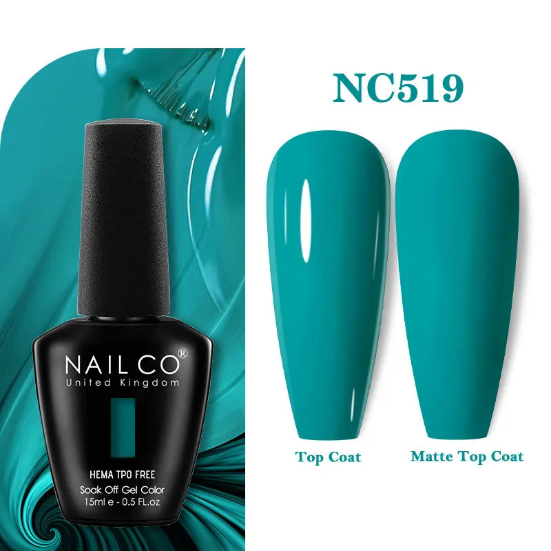NAILCO 131Colors TPO FREE HEMA Vernis Semi Permanent UV Varnish Gel Nail Polish Nails Art Gel Manicure TOP BASE Varnish Hybrid