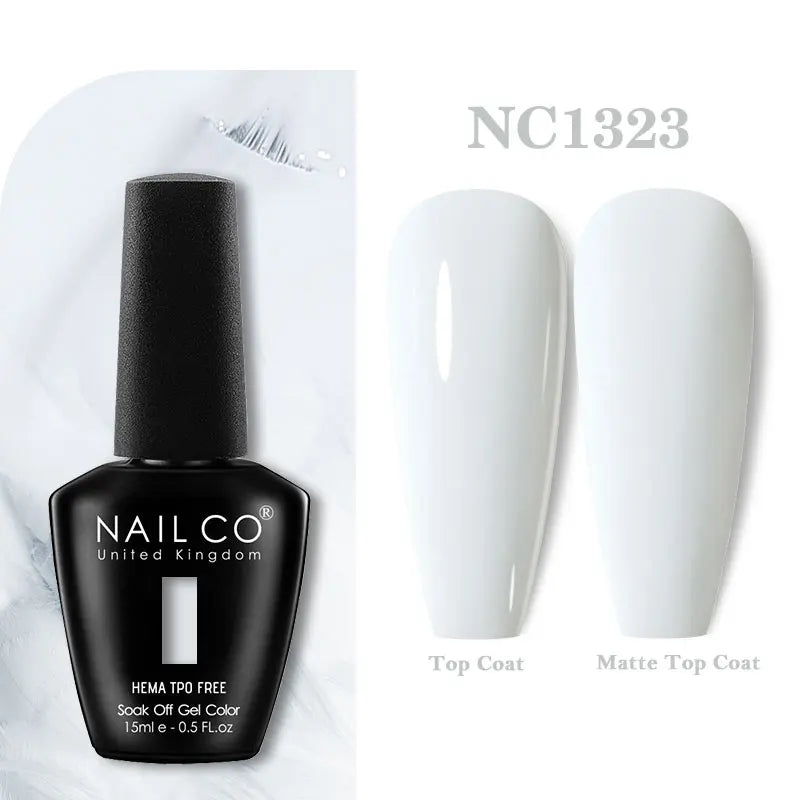 NAILCO 131Colors TPO FREE HEMA Vernis Semi Permanent UV Varnish Gel Nail Polish Nails Art Gel Manicure TOP BASE Varnish Hybrid