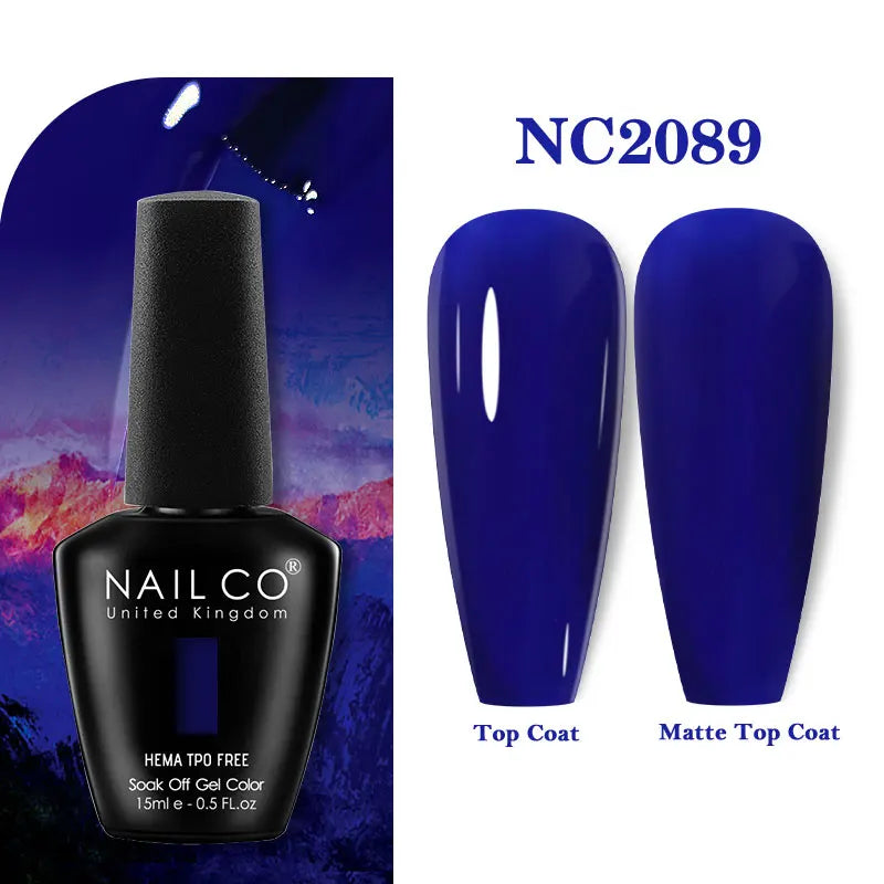 NAILCO 131Colors TPO FREE HEMA Vernis Semi Permanent UV Varnish Gel Nail Polish Nails Art Gel Manicure TOP BASE Varnish Hybrid