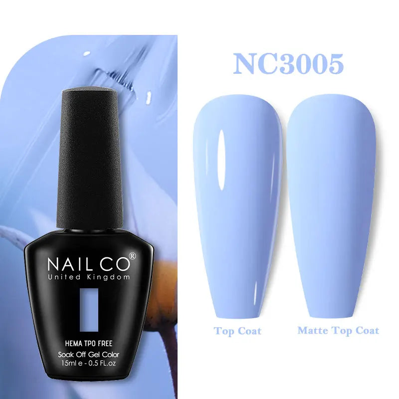 NAILCO 131Colors TPO FREE HEMA Vernis Semi Permanent UV Varnish Gel Nail Polish Nails Art Gel Manicure TOP BASE Varnish Hybrid