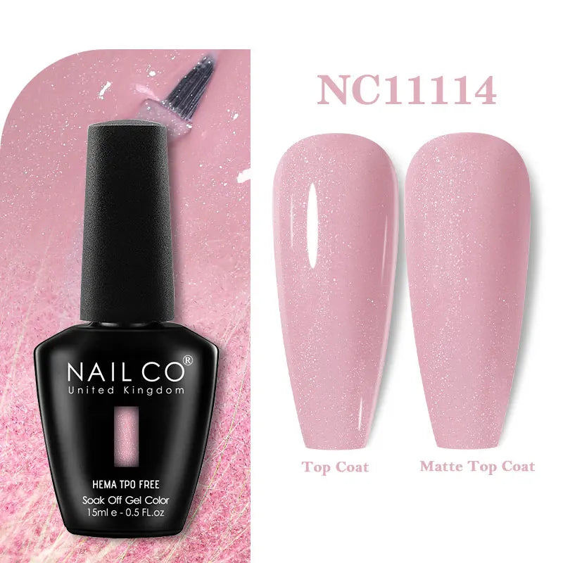 NAILCO 131Colors TPO FREE HEMA Vernis Semi Permanent UV Varnish Gel Nail Polish Nails Art Gel Manicure TOP BASE Varnish Hybrid
