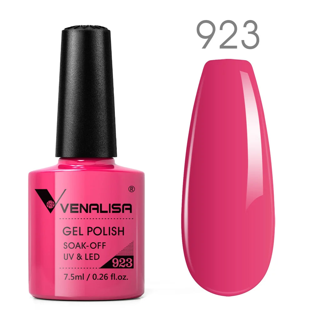 Venalisa Neon Nail Gel Polish Super Gorgeous Summer Color Nail Manicure 7.5ml Semi Permanent Soak off UV LED Nail Gel Varnish
