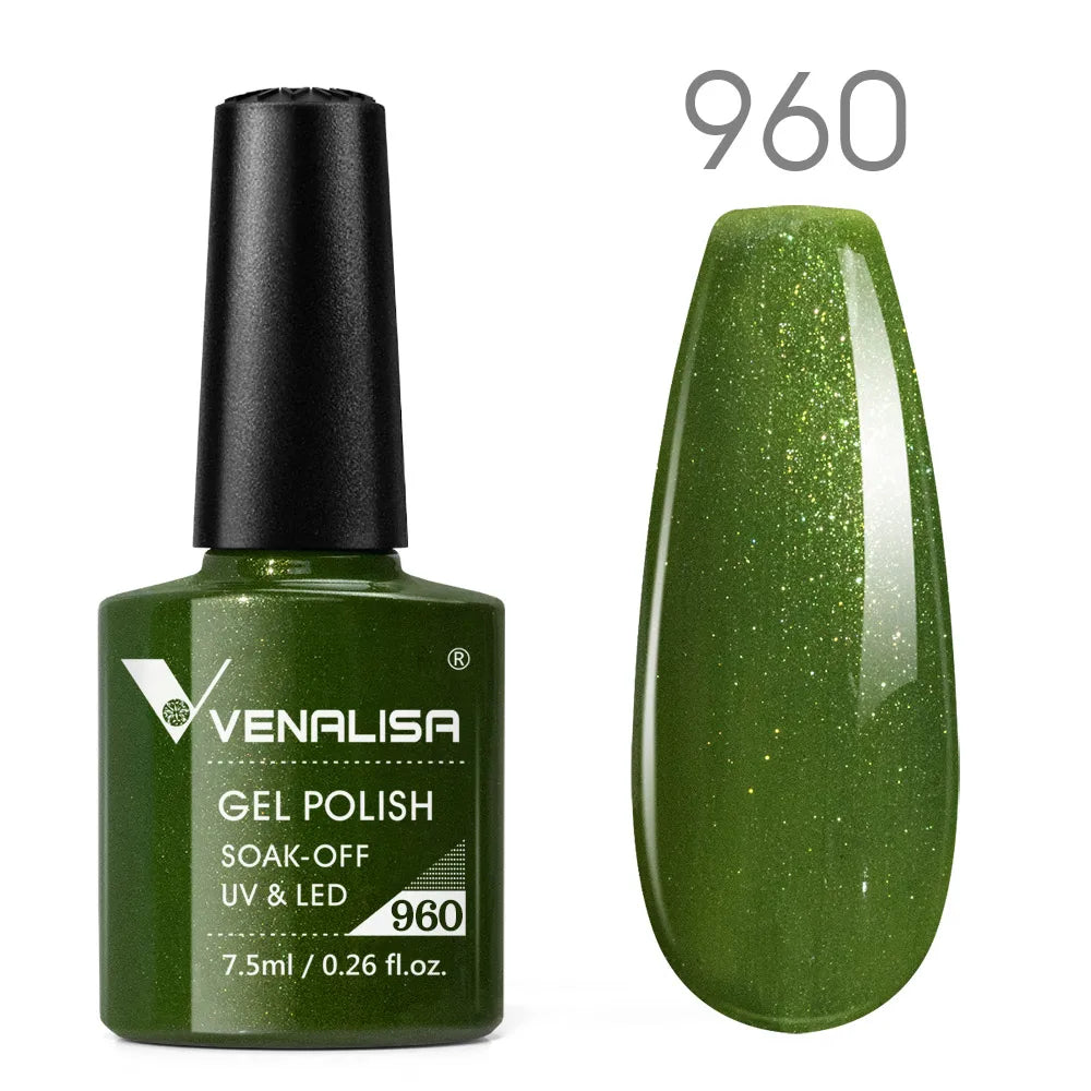 Venalisa Neon Nail Gel Polish Super Gorgeous Summer Color Nail Manicure 7.5ml Semi Permanent Soak off UV LED Nail Gel Varnish