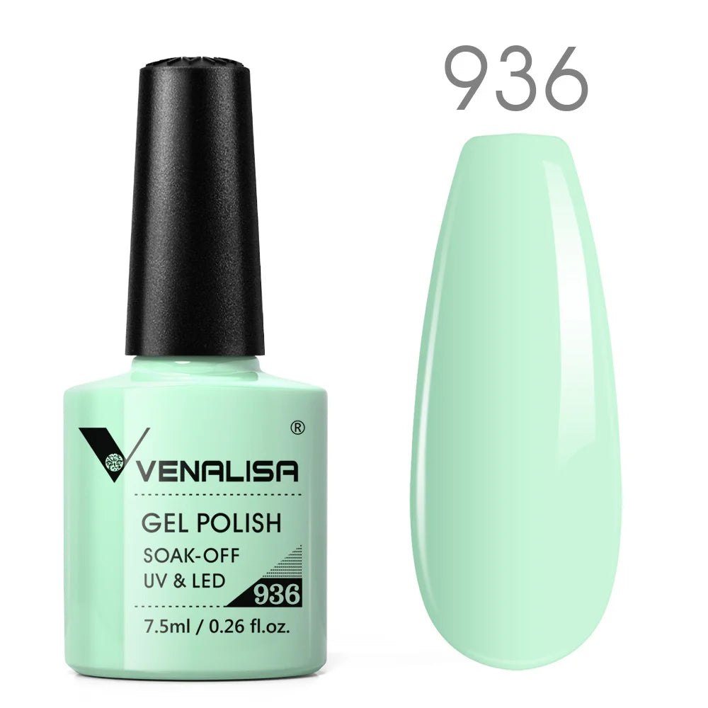 Venalisa Neon Nail Gel Polish Super Gorgeous Summer Color Nail Manicure 7.5ml Semi Permanent Soak off UV LED Nail Gel Varnish