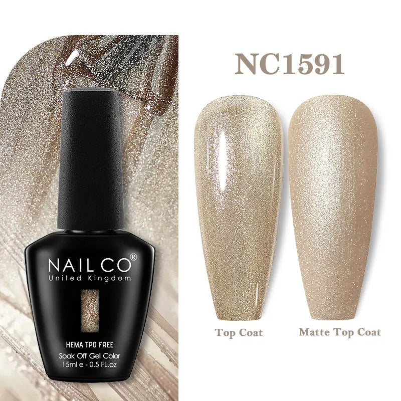 NAILCO 131Colors TPO FREE HEMA Vernis Semi Permanent UV Varnish Gel Nail Polish Nails Art Gel Manicure TOP BASE Varnish Hybrid