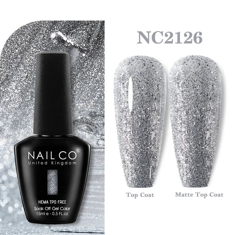 NAILCO 131Colors TPO FREE HEMA Vernis Semi Permanent UV Varnish Gel Nail Polish Nails Art Gel Manicure TOP BASE Varnish Hybrid