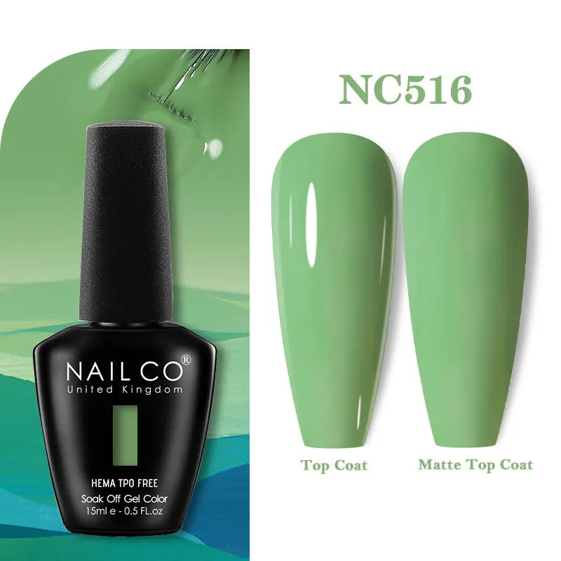 NAILCO 131Colors TPO FREE HEMA Vernis Semi Permanent UV Varnish Gel Nail Polish Nails Art Gel Manicure TOP BASE Varnish Hybrid
