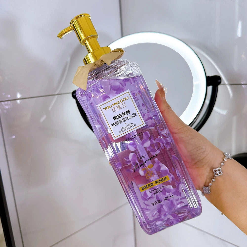 White Camellia Luxury Pet Fragrance Shower Gel Moisturizing Tender Smooth Body Wash Body Care Oil Control Refreshing Skincare