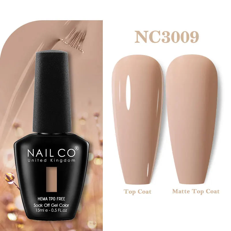 NAILCO 131Colors TPO FREE HEMA Vernis Semi Permanent UV Varnish Gel Nail Polish Nails Art Gel Manicure TOP BASE Varnish Hybrid