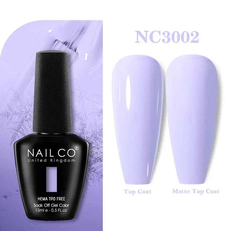 NAILCO 131Colors TPO FREE HEMA Vernis Semi Permanent UV Varnish Gel Nail Polish Nails Art Gel Manicure TOP BASE Varnish Hybrid