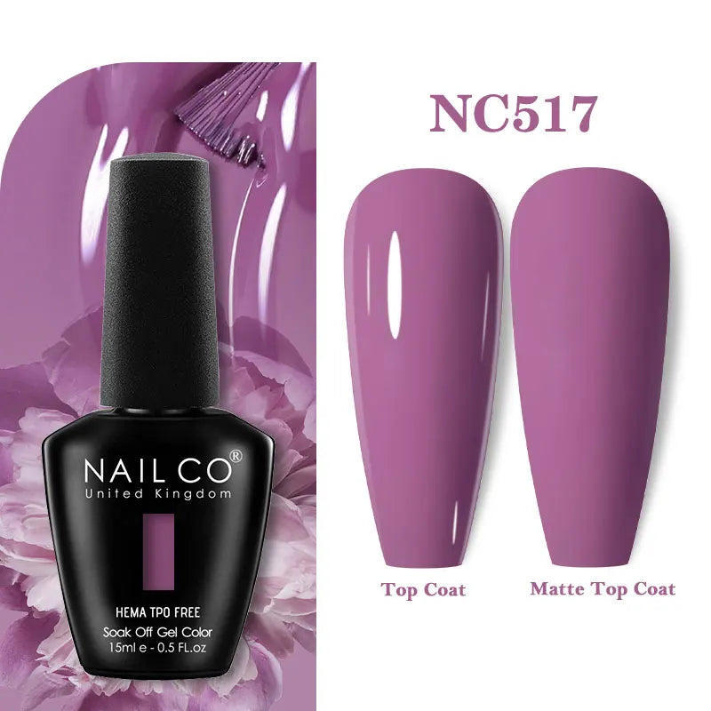 NAILCO 131Colors TPO FREE HEMA Vernis Semi Permanent UV Varnish Gel Nail Polish Nails Art Gel Manicure TOP BASE Varnish Hybrid