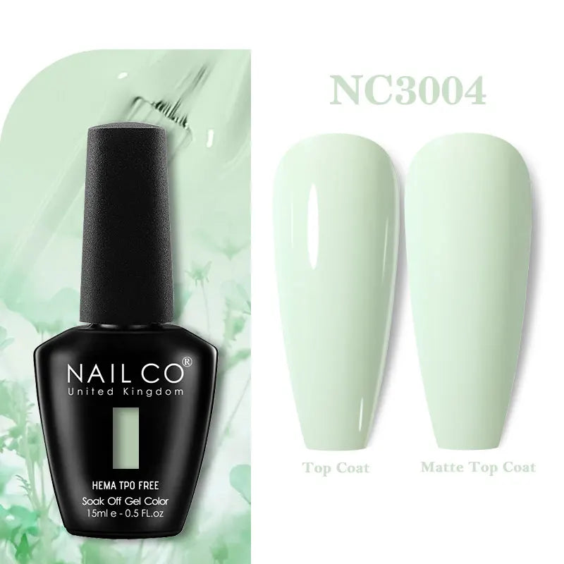 NAILCO 131Colors TPO FREE HEMA Vernis Semi Permanent UV Varnish Gel Nail Polish Nails Art Gel Manicure TOP BASE Varnish Hybrid