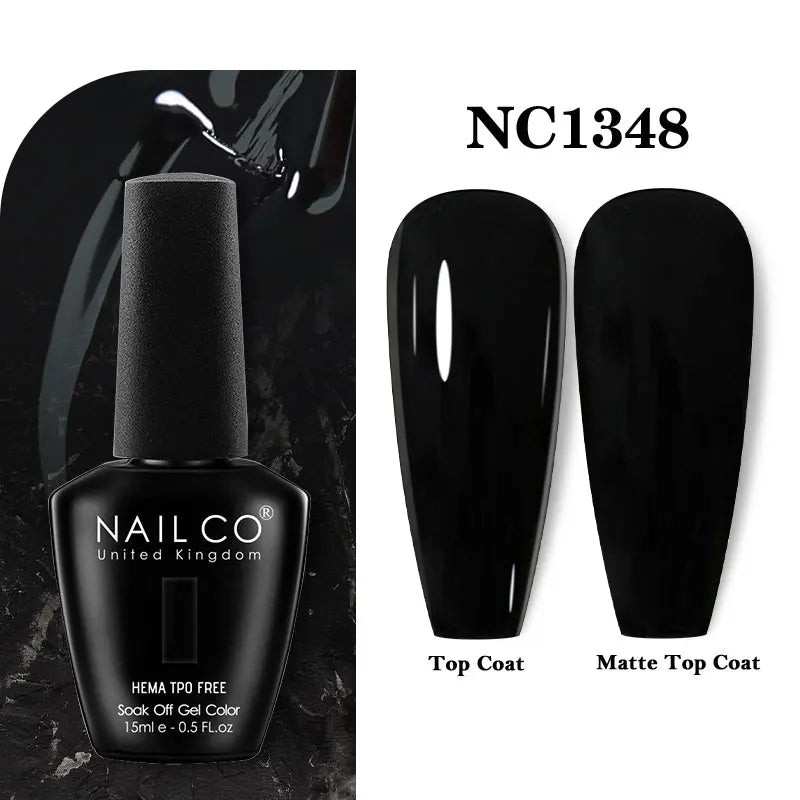 NAILCO 131Colors TPO FREE HEMA Vernis Semi Permanent UV Varnish Gel Nail Polish Nails Art Gel Manicure TOP BASE Varnish Hybrid