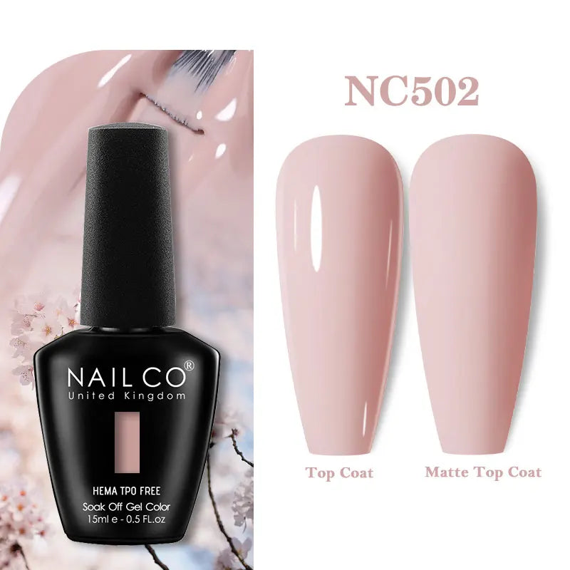 NAILCO 131Colors TPO FREE HEMA Vernis Semi Permanent UV Varnish Gel Nail Polish Nails Art Gel Manicure TOP BASE Varnish Hybrid