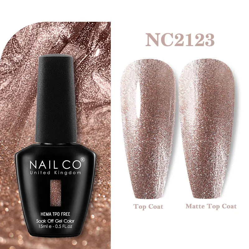 NAILCO 131Colors TPO FREE HEMA Vernis Semi Permanent UV Varnish Gel Nail Polish Nails Art Gel Manicure TOP BASE Varnish Hybrid