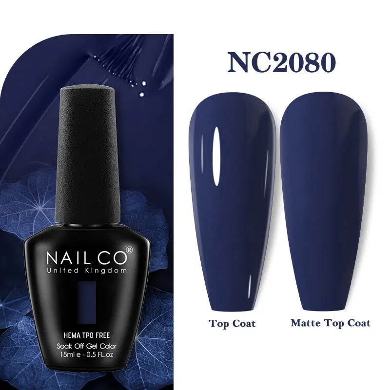 NAILCO 131Colors TPO FREE HEMA Vernis Semi Permanent UV Varnish Gel Nail Polish Nails Art Gel Manicure TOP BASE Varnish Hybrid