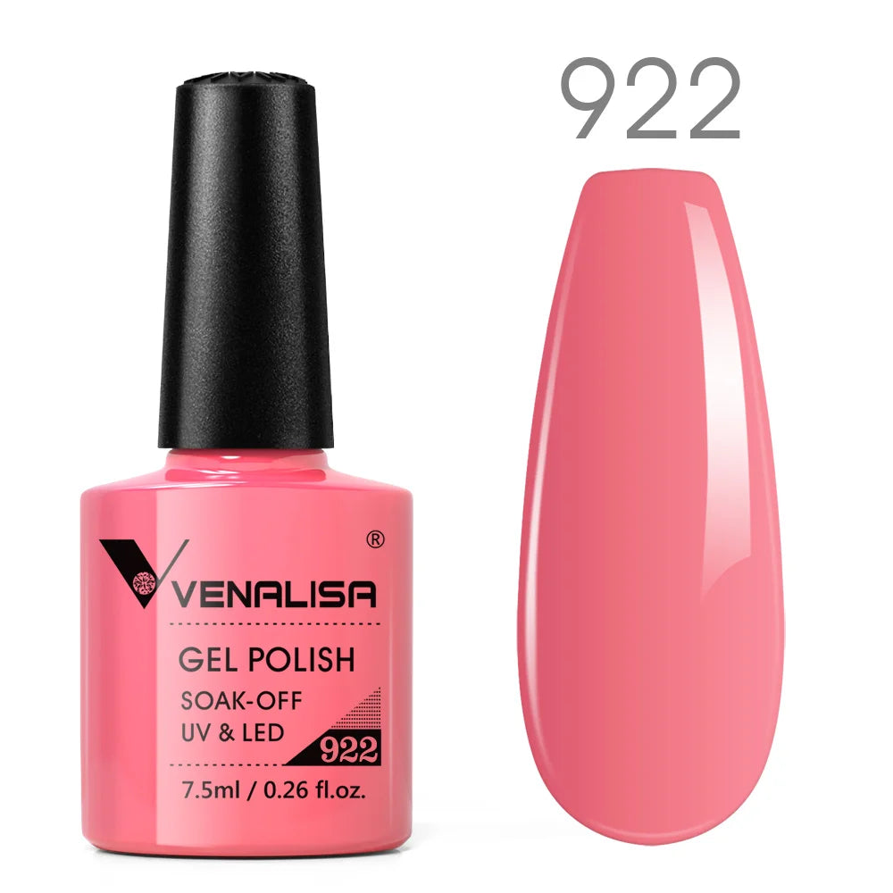 Venalisa Neon Nail Gel Polish Super Gorgeous Summer Color Nail Manicure 7.5ml Semi Permanent Soak off UV LED Nail Gel Varnish