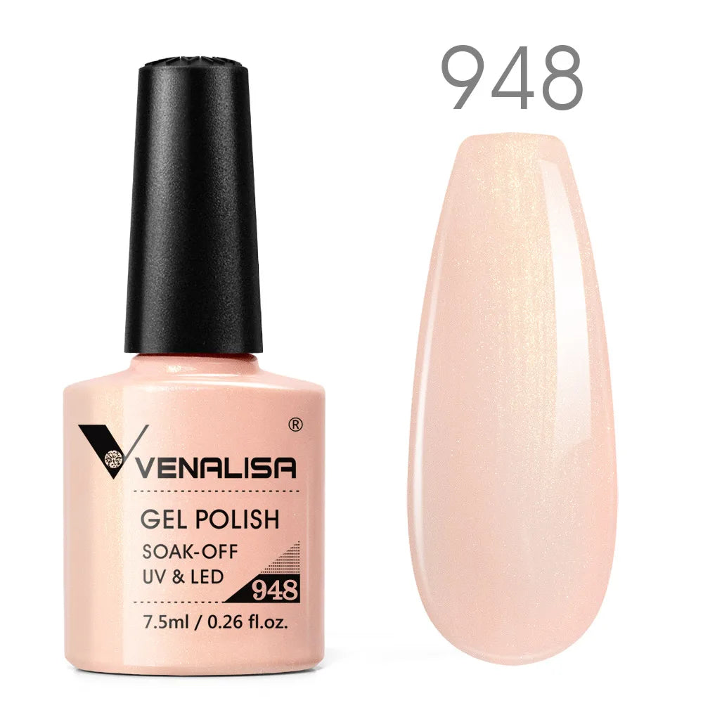 Venalisa Neon Nail Gel Polish Super Gorgeous Summer Color Nail Manicure 7.5ml Semi Permanent Soak off UV LED Nail Gel Varnish