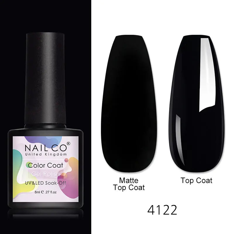 NAILCO 131Colors TPO FREE HEMA Vernis Semi Permanent UV Varnish Gel Nail Polish Nails Art Gel Manicure TOP BASE Varnish Hybrid